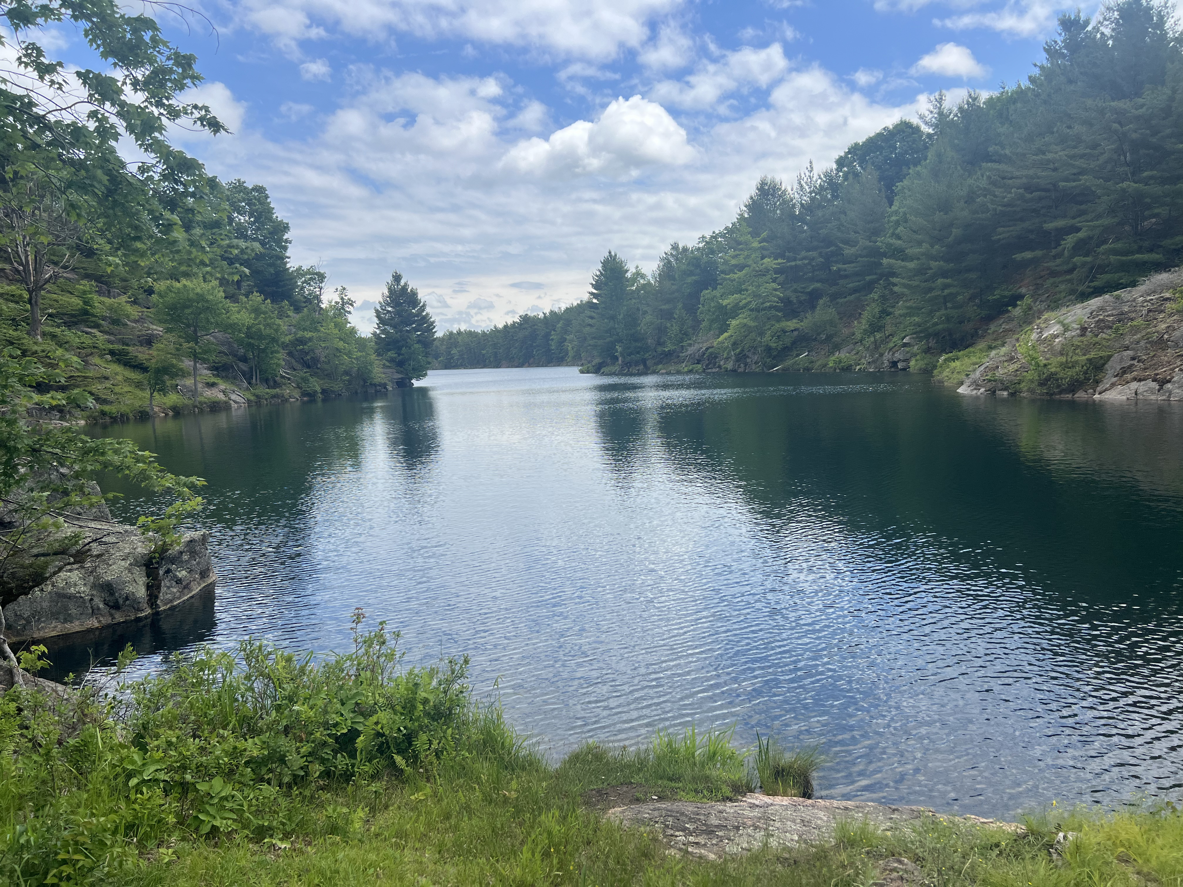 A picture of a lake