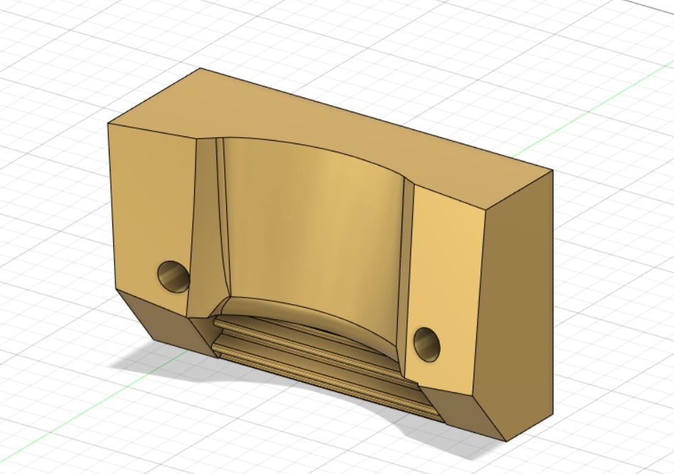 Half of the mould.