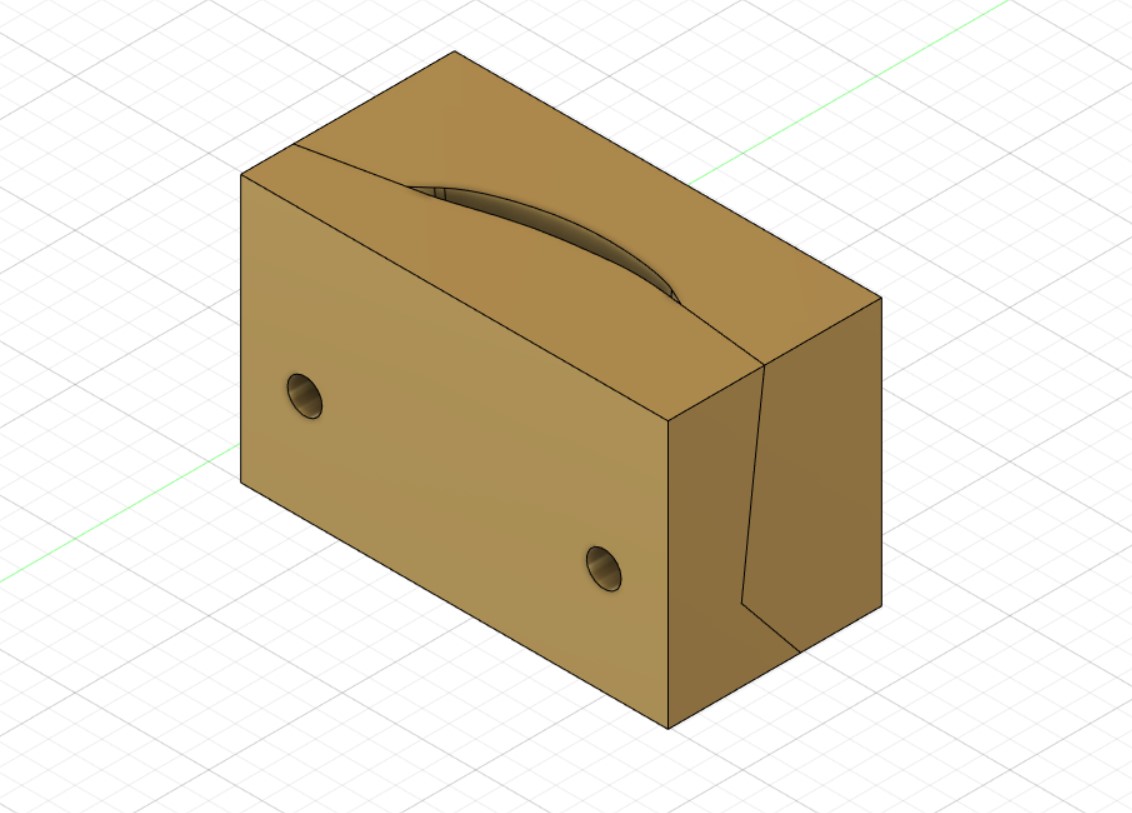 The assembled mould.