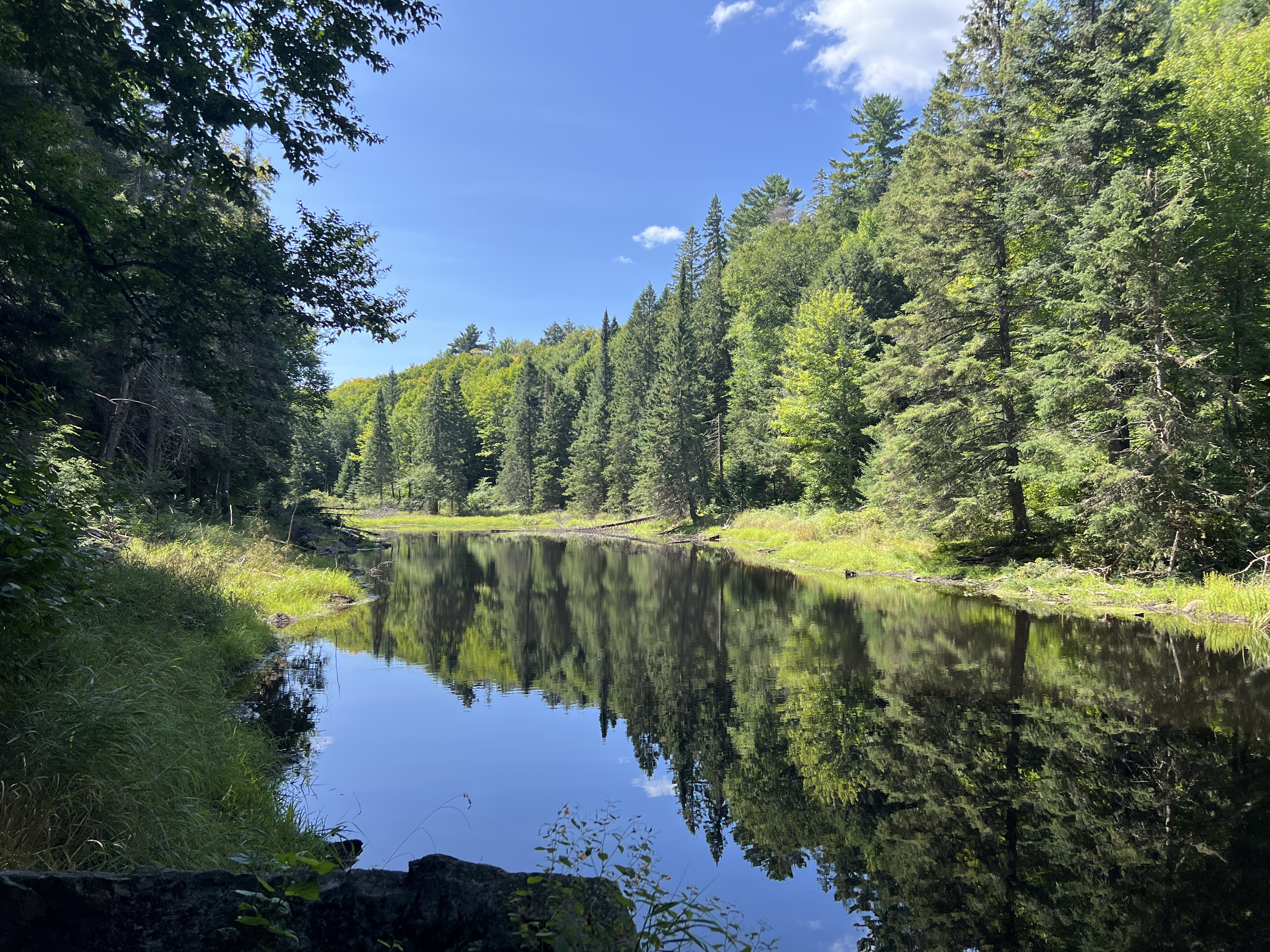 Another lake with a mirror like reflection